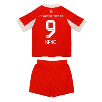 Billige Fotballdrakt Bayern Munich Harry Kane #9 Replika Hjemmedraktsett Barn 2025-26 Kortermet (med bukser)